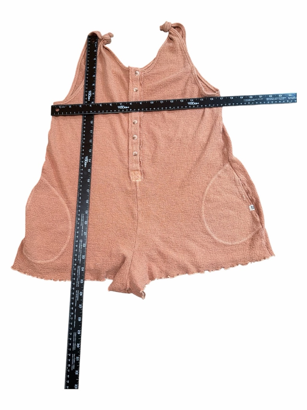 90s y2k billabong sleeveless romper pockets beach summer cami tank scoop button - Picture 5 of 5